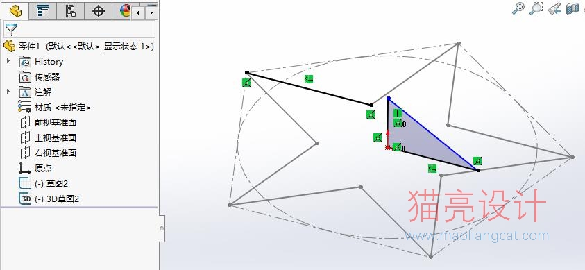 solidworks教程实例：扫描一步完成五角星绘制
