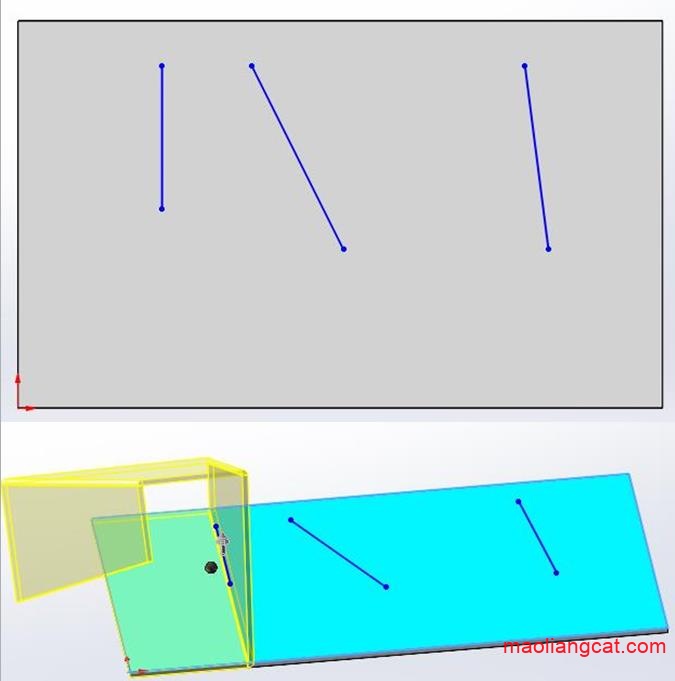 怎么用solidworks绘制的折弯折一个飞机