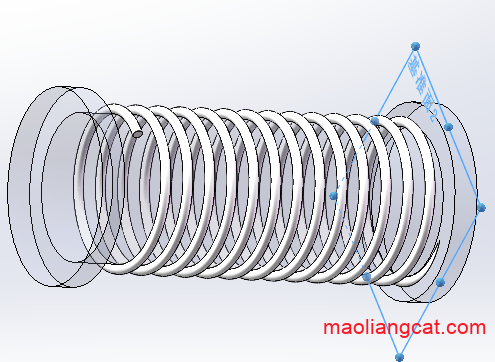 solidworks柔性绳子缠绕卷筒动画制作教程